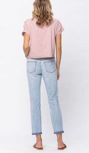 Judy Blue Mid Rise Boyfriend