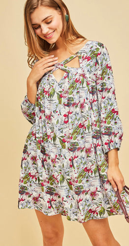 Entro Berry Dress