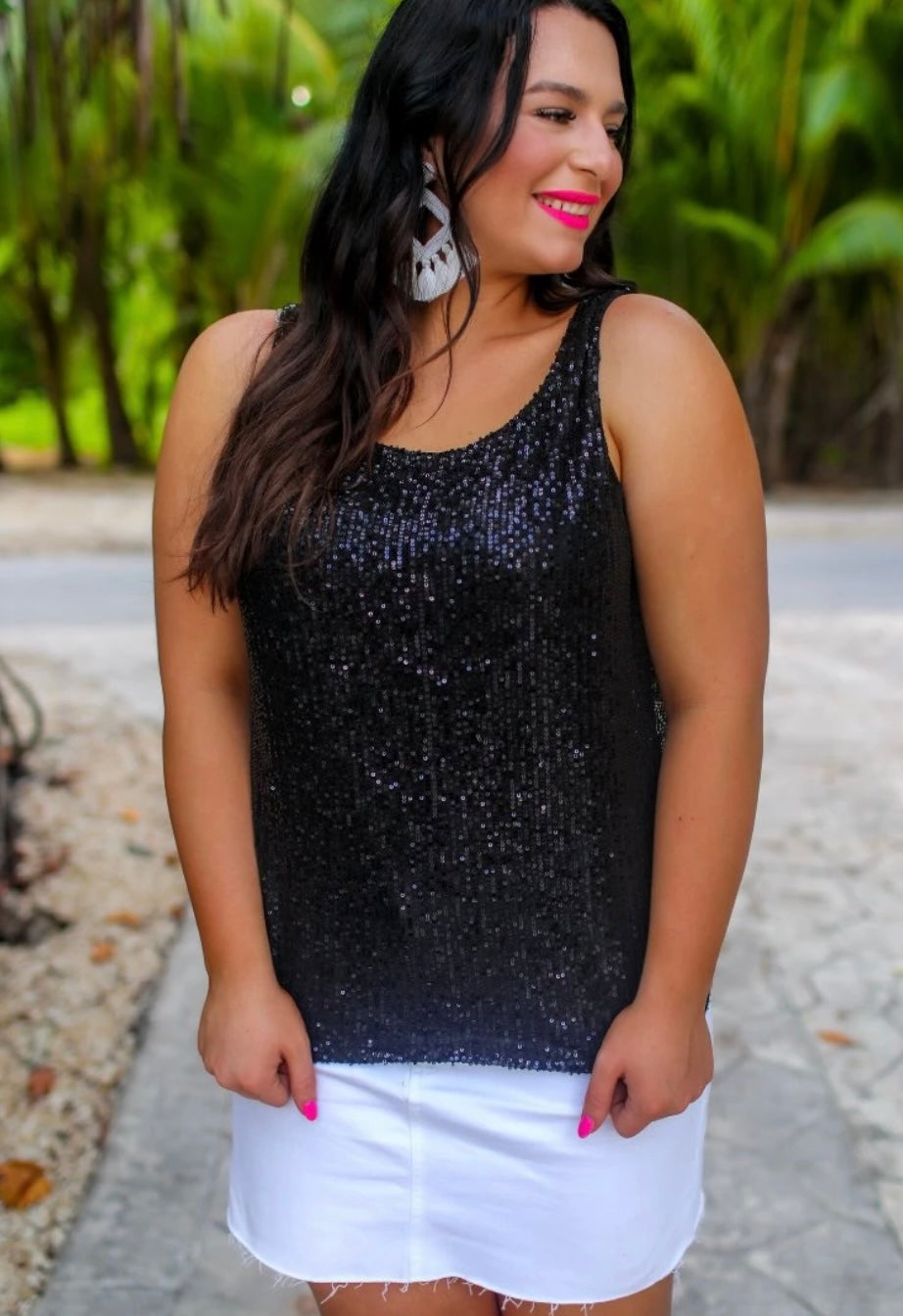 Sequin Tank