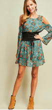 Load image into Gallery viewer, Entro Dk Sage Dress